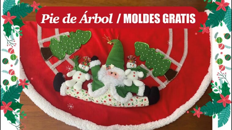 Pie de Árbol - Paso a paso (MOLDES GRATIS )