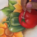 Pintura / Cómo Pintar Verduras Jitomate y Pimiento