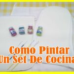 Pintura En Tela Como Pintar Un Set De Cocina Navideño