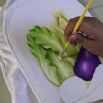 Pintura En Tela / Como Pintar Verduras / Lechuga