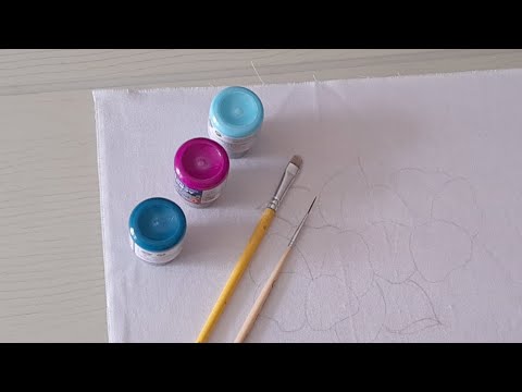 Pintura En Tela Para Principiantes Como Pintar Hojas Fácil