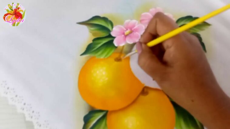 Pintura En Tela Para Principiantes Como Pintar Naranjas