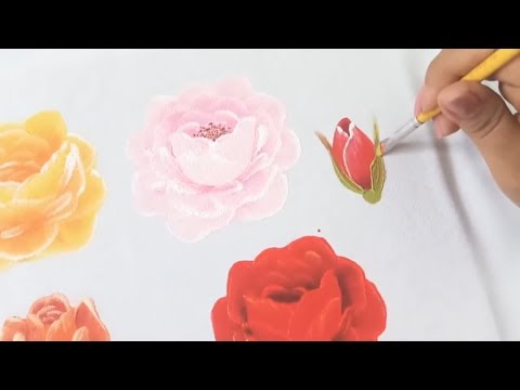 Pintura En Tela Para Principiantes Como Pintar Rosas En Tela