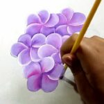 Pintura En Tela Principiantes Como Pintar Flores / Violetas