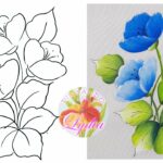 Pintura Fácil Como Pintar Flores Azules