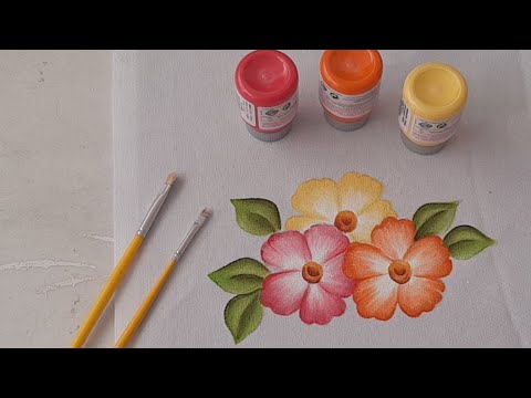 Pintura Fácil Flores De Colores