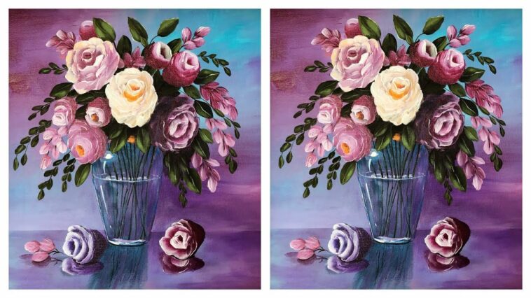 Pintura Sin Secretos / El Arte de Pintar Flores / Tutorial Pintura Acrílica