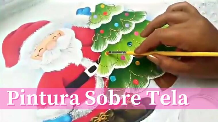 Pintura en Tela para Navidad