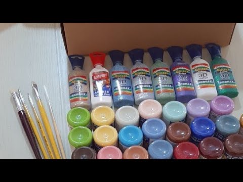 Pinturas y Pinceles para Pintar en Tela