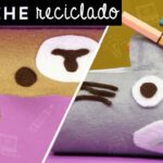 Portalápices kawaii con rollo de cartón reciclado (Totoro) ✎ Craftingeek