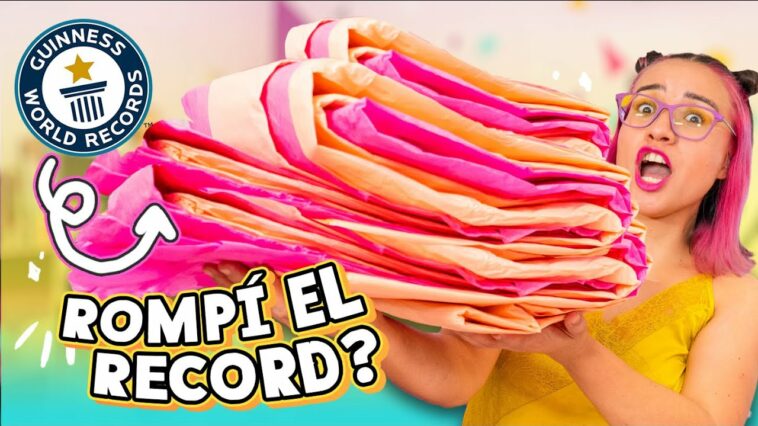 ROMPÍ EL RECORD GUINNESS MÁS IMPRESIONANTE ?  *Doblando papel* ? Craftingeek