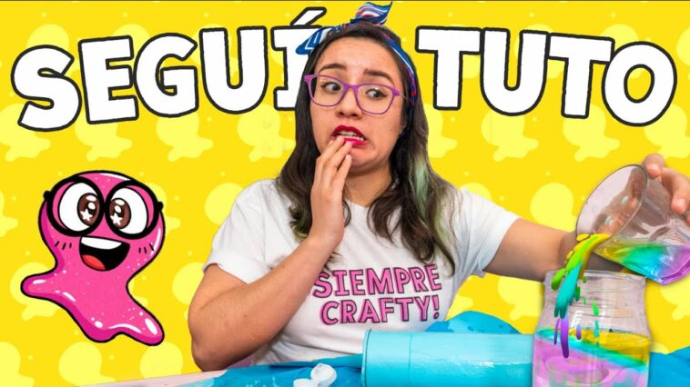 SEGUÍ un TUTORIAL de SUPER SLIME SAM ? *Hice un desastre* ✄ Craftingeek