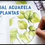 TUTORIAL ACUARELA - Como pintar plantitas en  acuarela ?