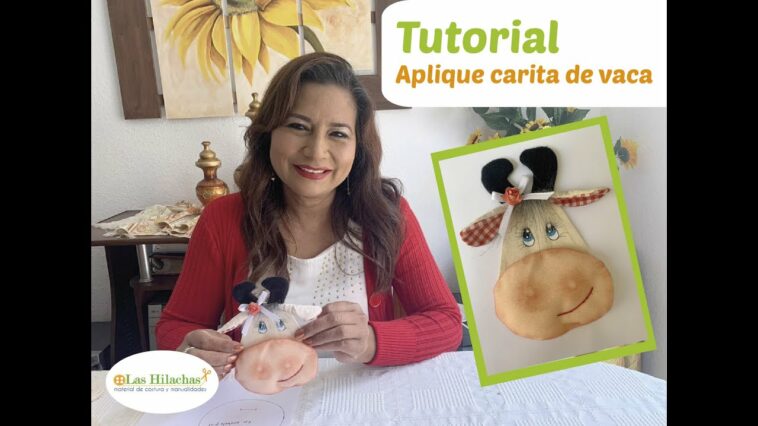 Tutorial - Aplique carita de vaca