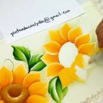 Tutorial De Pintura Como Pintar Girasoles Fácil / How to paint Easy Sunflowers