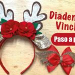 Tutorial Diadema de Reno y Lazo Navideño (Vincha)