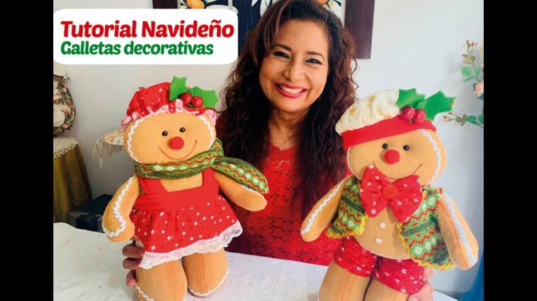 Tutorial - Galletas navideñas decorativas