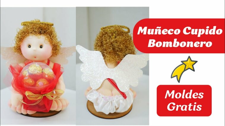 Tutorial - Muñeco Cupido bombonero (San Valentín)