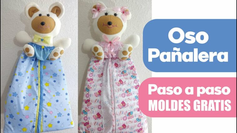 Tutorial Oso Pañalera / Fácil y Económica / MOLDES GRATIS