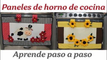 Tutorial - Panel de cocina (Vaquitas y Girasoles) Moldes Gratis 2x1