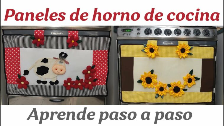 Tutorial - Panel de cocina (Vaquitas y Girasoles) Moldes Gratis 2x1