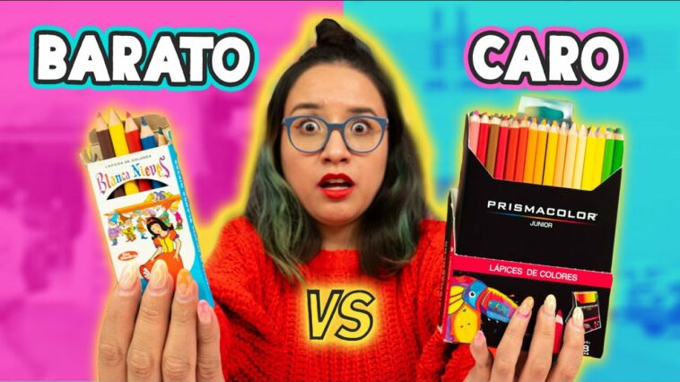 ÚTILES ESCOLARES de $5 PESOS vs CAROS, ¿Cuál conviene más? ✄ Craftingeek