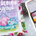 WATERCOLOR BULBASAUR ⎟PAINT WITH ME ?