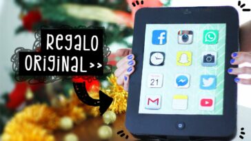 ¡Caja para regalo que parece celular o móvil! Regalos originales ✄ Craftingeek