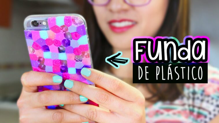 ¡FUNDAS PARA CELULAR DE PLÁSTICO CASERO! Fácil y Original ✄ Craftingeek