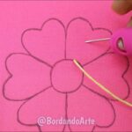 BORDADO A MANO PUNTADAS FÁCILES PARA RELLENAR PÉTALOS | HAND EMBROIDERY UNIQUE DESIGN FLOWERS