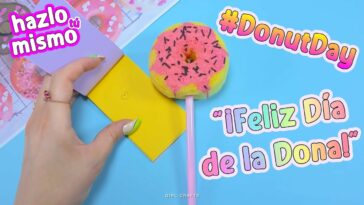 Bolígrafo Donut Decoración - Lápiz Donut - ¡Celebrando el día de la dona! #myyoutuberecipe #donutday