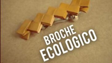 Broche ecologico para cabello [ Accesorio hecho con envolturas]