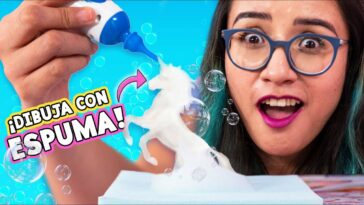 Cómo DIBUJAR con BURBUJAS ? Pluma 3D de Espuma ¡WOOW! ? ✄ Craftingeek