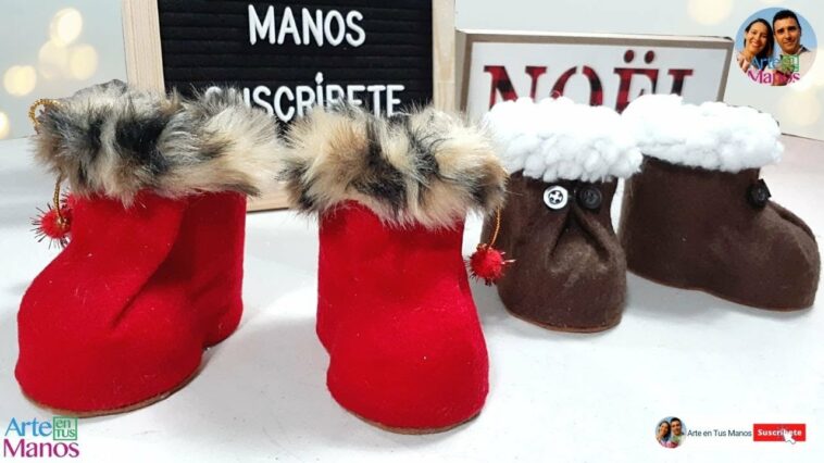 ?Cómo Hacer BOTAS, ZAPATOS FÁCILES Para Muñecos, Tutorial con Arte en Tus Manos??