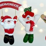 ?Cómo Hacer un BIENVENIDO NAVIDEÑO, Con SANTA, NIEVE Y RENO, Tutorial con Arte en Tus Manos