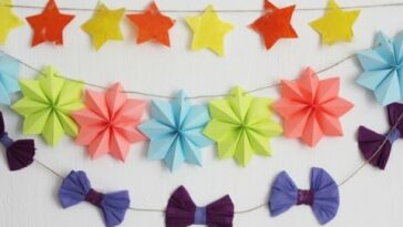 Guirnalda decorativa crafty • 3 ideas | Craftingeek*