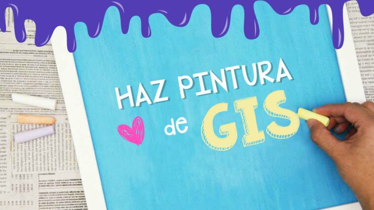 HAZ PINTURA CASERA PARA TIZA O GIS - Idea fácil  Craftingeek