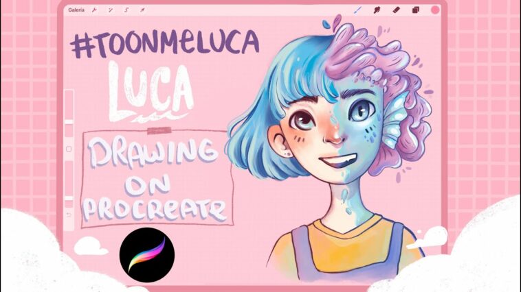 PAINTING IN PROCREATE ? #TOONMELUCA CHALLENGE BY @KAROLLINEPIETROWSKI