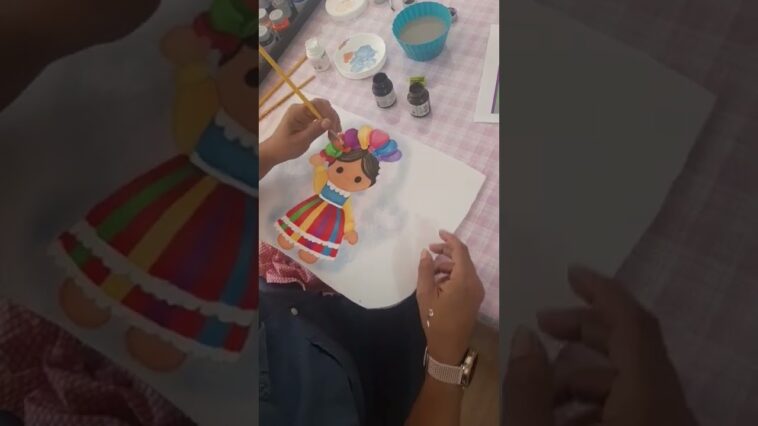 Pintando una Muñequita Lele #manualidades