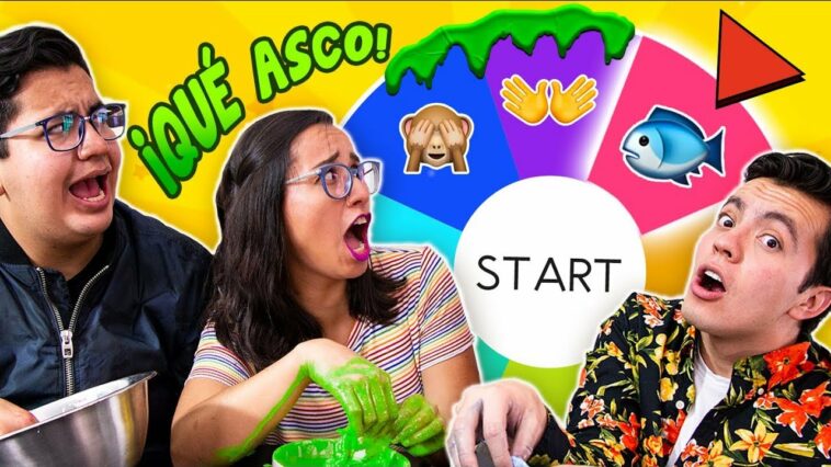 RULETA de SLIME ASQUEROSO con SKABECHE ? ✄ Craftingeek