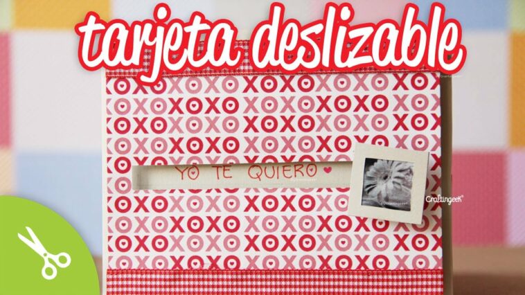 Tarjeta deslizable / Paso a paso DIY [manualidad dia de las madres]