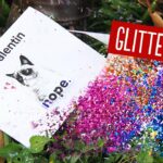 Tarjeta glitter bomb - broma de amor y amistad | Craftingeek