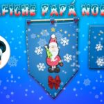 AFICHE DE PAPÁ NOEL EN FOAMI O GOMA EVA - MOLDES GRATIS