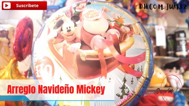 Arreglo navideño de mickey