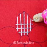 BORDADO A MANO PUNTADAS FÁCILES PARA RELLENAR FLORES | HAND EMBROIDERY EASY STITCH UNIQUE DESIGN