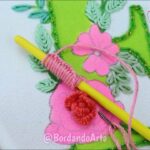 BORDADO SOBRE PINTURA TEXTIL FÁCIL | HAND EMBROIDERY EASY STITCH UNIQUE DESIGN