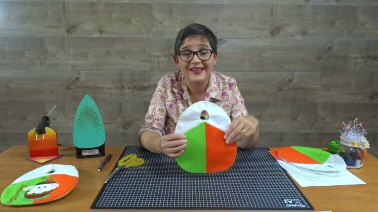 Bolsa simple para aplicación. Yasna Pino. Casa Puchinni. Incluye moldes.