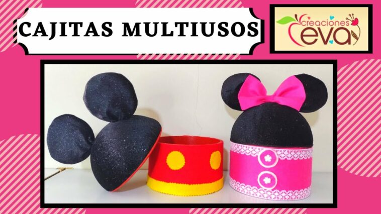 Cajas Multiusos hechas con reciclaje