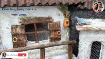 ?Cómo Hacer PUERTAS, LÁMPARAS Y VENTANAS miniaturas para BELENES, PESEBRES