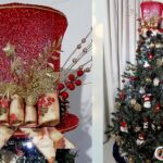 ?Cómo Hacer Un SOMBRERO DE COPA Para el Árbol de Navidad o Centro de Mesa, Con Arte en Tus Manos?